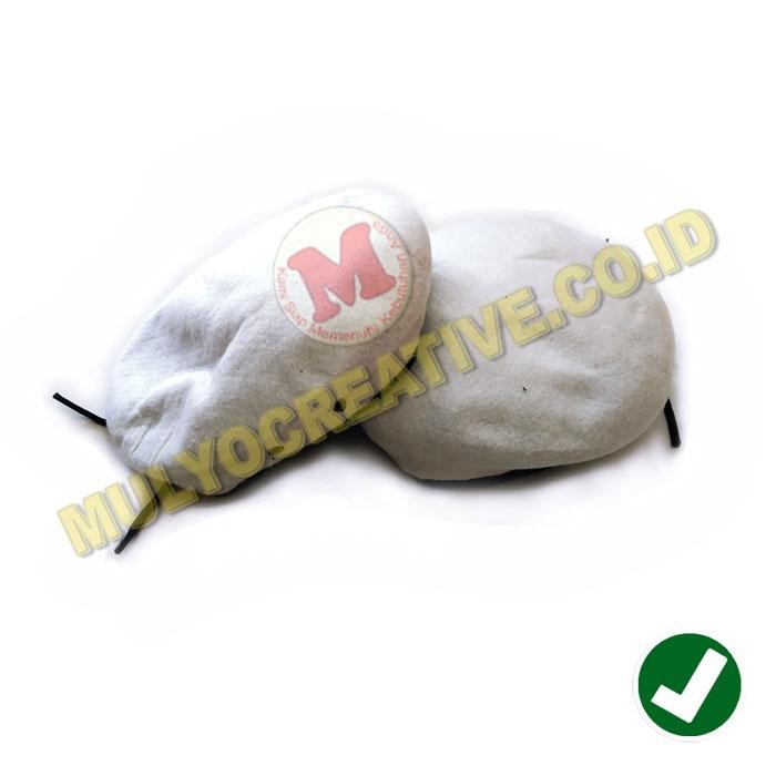 

Topi Baret Putih Murah - Baret Camel Warna Misty Lis Hitam Murah PREMIUM