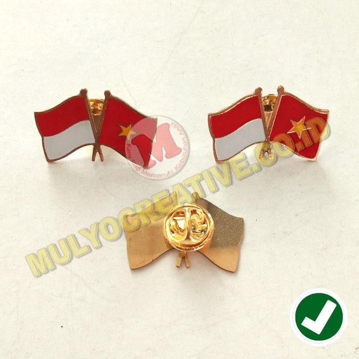 

Flag Pin - Pin Bendera Persahabatan Indonesia Dan Vietnam PREMIUM