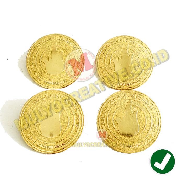 

Lencana Pin Logo PGPI Model Bulat Pin PGPI Full Logam Kuningan PREMIUM