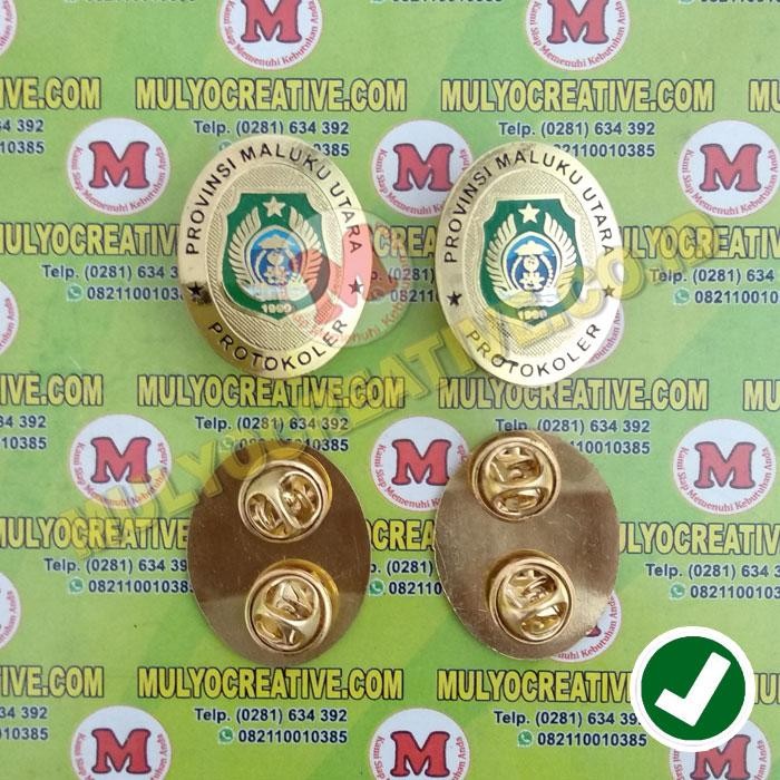 

Lencana Pin Protokoler Daerah Pin Protokoler Model Oval PREMIUM