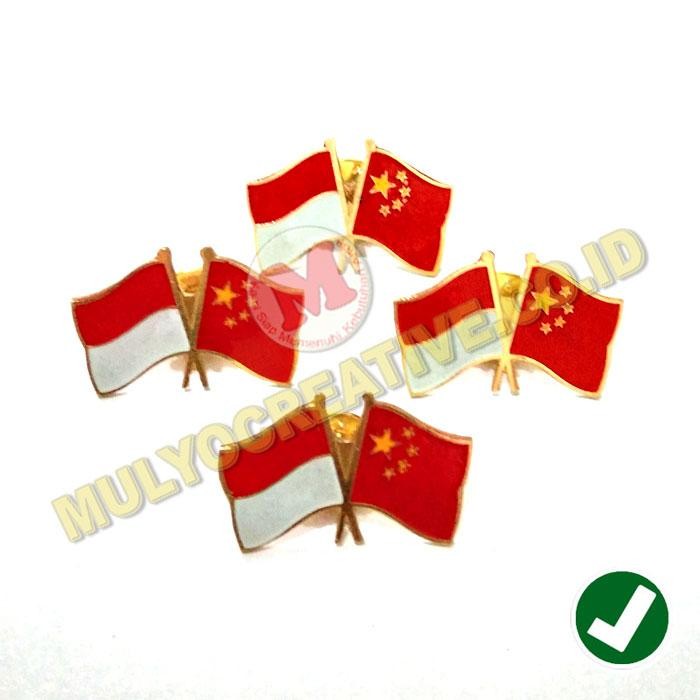 

Flag Pin Murah - Pin Bendera Persahabatan RRC Dan Indonesia PREMIUM