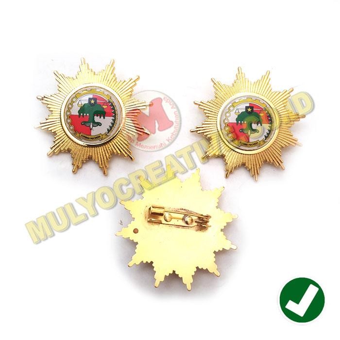 

Lencana Pin Logo Koperasi Pin Koperasi Indonesia Model Matahari Murah PREMIUM