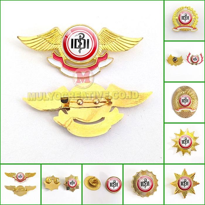 

Pin IDI Pin Ikatan Dokter Indonesia Wing Bros Logo IDI Gold Kuningan PREMIUM