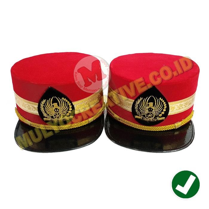 

Topi Custom Topi PPKA Murah Topi Atribut Train dispatcher PREMIUM
