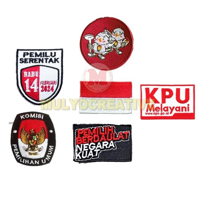 

Patch Bordir KPU PPK PPS Set Paket Emblem Patch Pemilu 2024 PREMIUM
