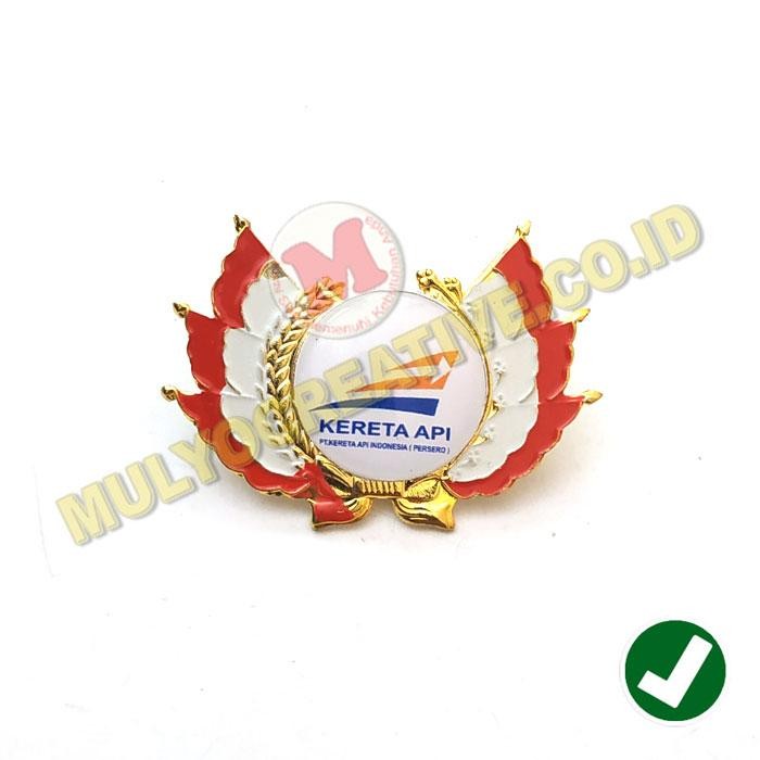 

Pin KAI Atribut Kerja Model Bendera Pin Bros Kereta Api Indonesia PREMIUM