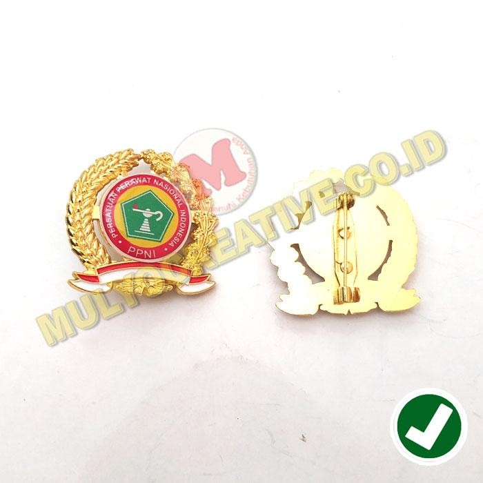 

Pin Bros PPNI Murah Lencana Atribut Perawat Model Padi Dan Kapas PREMIUM