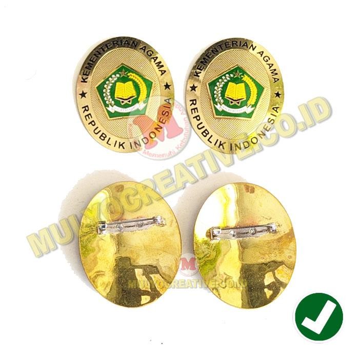 

Lencana Logo Kementerian Agama Lencana Pin Kemenag Peniti PREMIUM