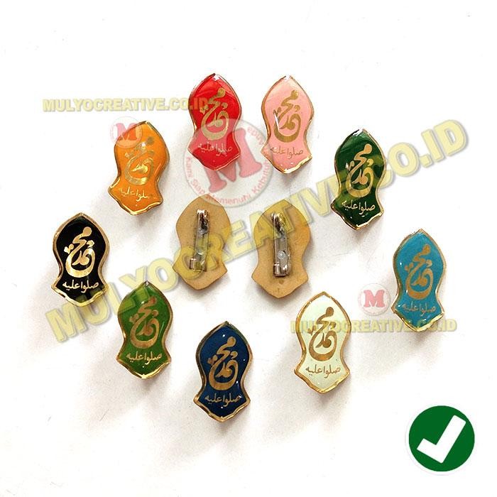 

Pin Terompah Huruf Arab - Pin Bross Terompah Nabi Murah PREMIUM