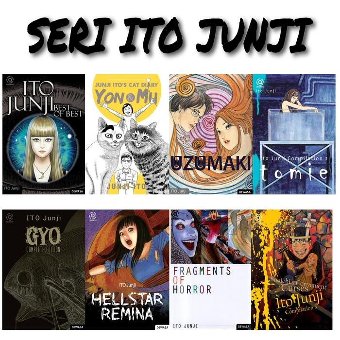 Komik Ito Junji - Uzumaki, Tomie, Hellstar Remina, Fragments Of H - Fragments Horor