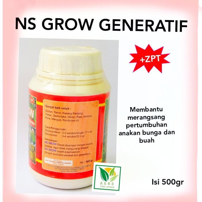 PUPUK NS GROW mempercepat pertumbuhan Anakan Bunga dan Buah