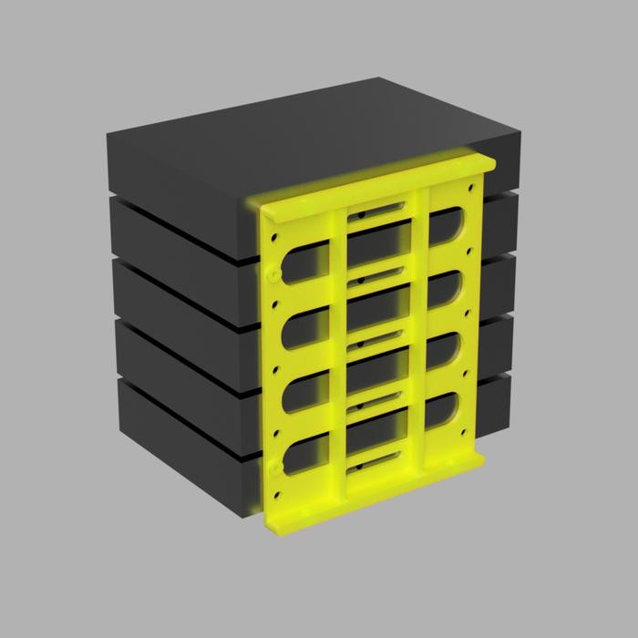 Hard Disk Rack 3.5 5 Slot/ HDD Rack 3.5 5 Slot/ Stand Hard Disk 3.5 5 Slot / HDD Mounting Rack masih