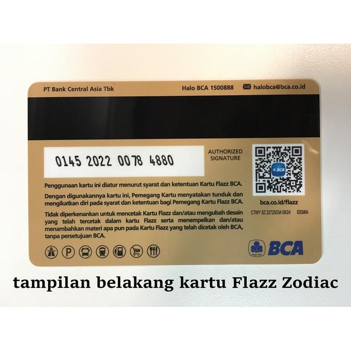 flazz zodiac zodiak flazz bca gen 2 orinal masih ready