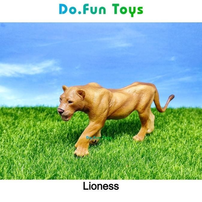 New Lion Animal Figure / Miniatur Mainan Binatang Singa