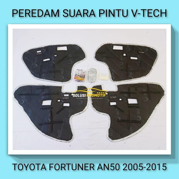 Terhemat Toyota Fortuner 2005-2015 Peredam Suara Pintu Aksesoris Mobil Vtech