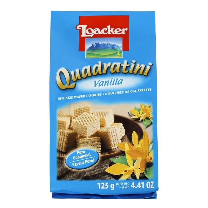 

Ready Loacker Quadratini Vanilla 125Gr
