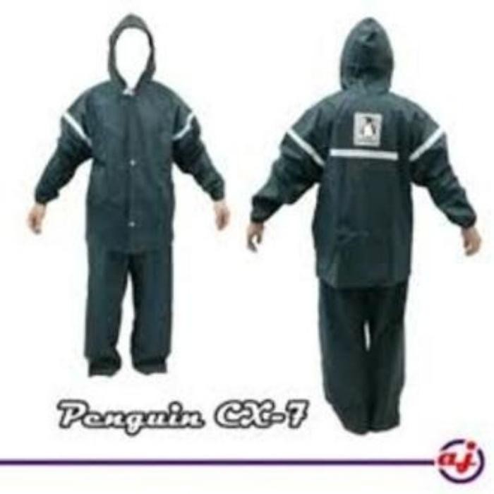 Jas Hujan Stelan Rubber Pinguin Cx7 Super Tebal