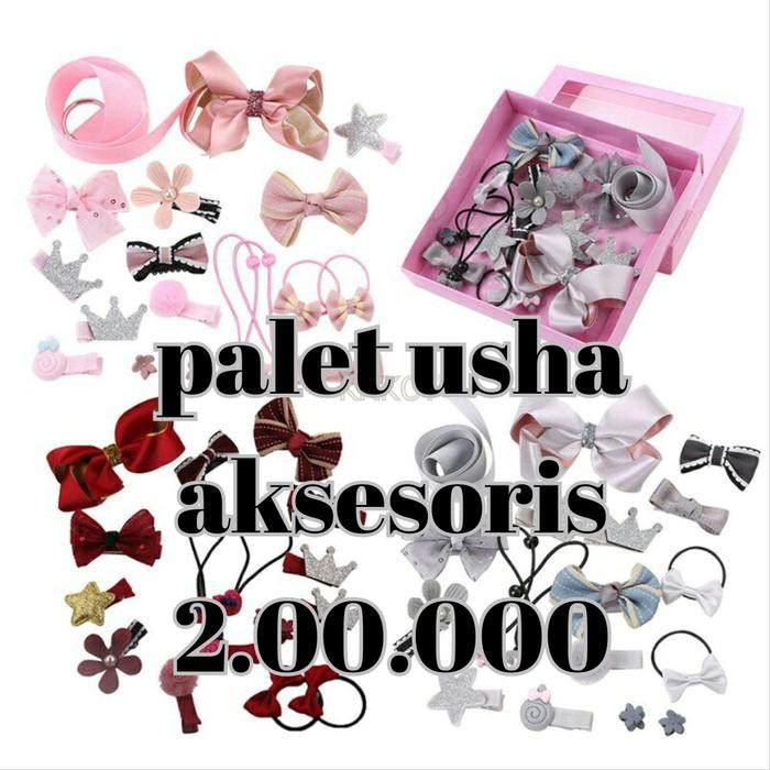 Paket usaha jepit rambut kecanktikan anak Aksesoris Fashion Karet