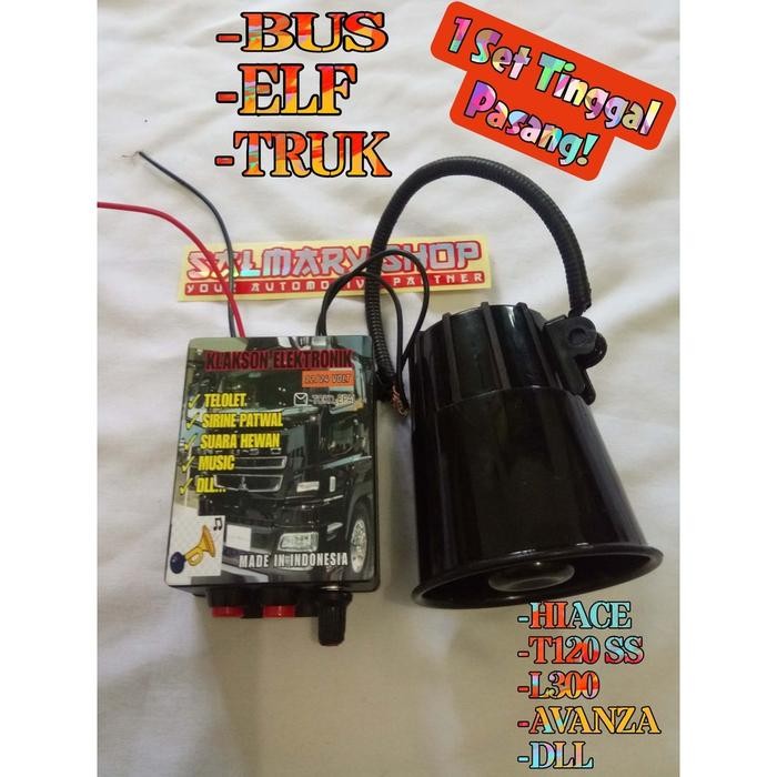 [Expert] Klakson Telolet Basuri 24 Volt 24v 12 Volt 12v Bis Bus Truk Canter ELF