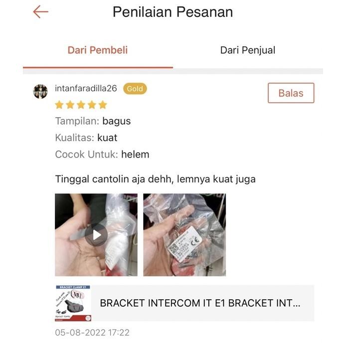 [Expert] BRACKET INTERCOM IT E1 BRACKET INTERCOM E1 BRACKET BREKET CLAMP KIT