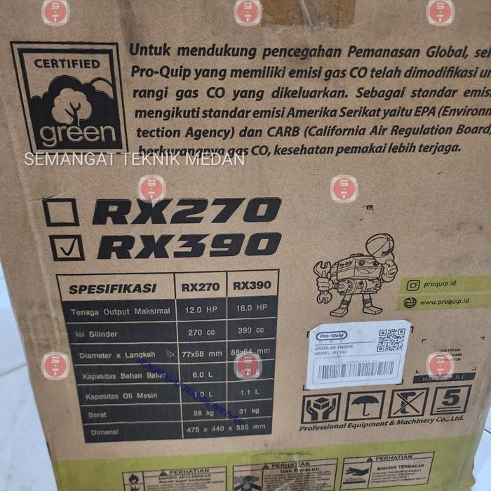Rx390 Mesin Engine Penggerak Serbaguna Rx 390 16Hp Proquip Pro-Quip