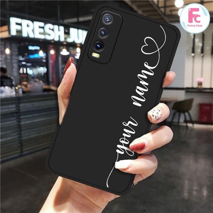 (Expert) [ FMN -CUSTOM NAMA] Softcase Macaron Custom Nama for Oppo Vivo Case