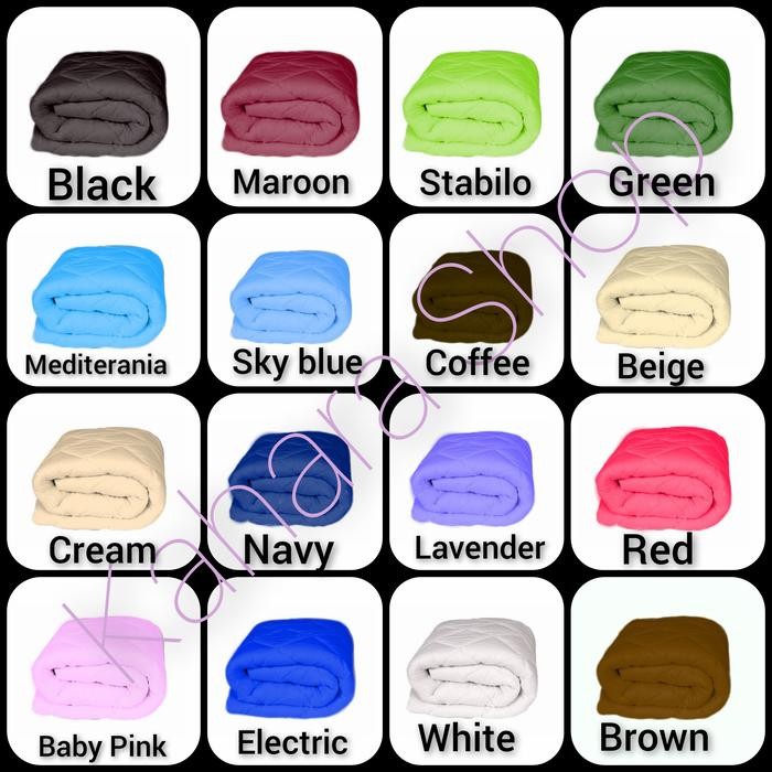 Bed Cover saja Comforter Single Katun los Selimut tanpa Sprei