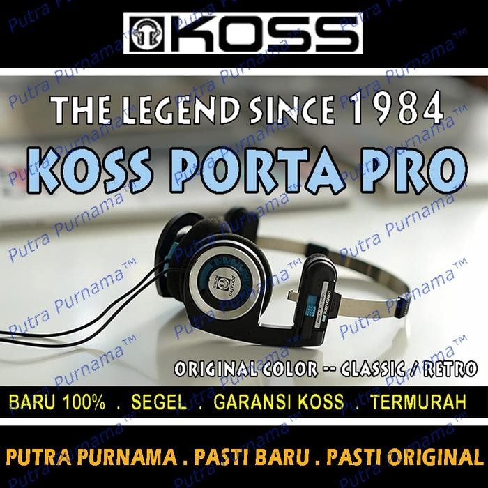 Koss Portapro Classic / Porta Pro Classic Original Baru termurah 