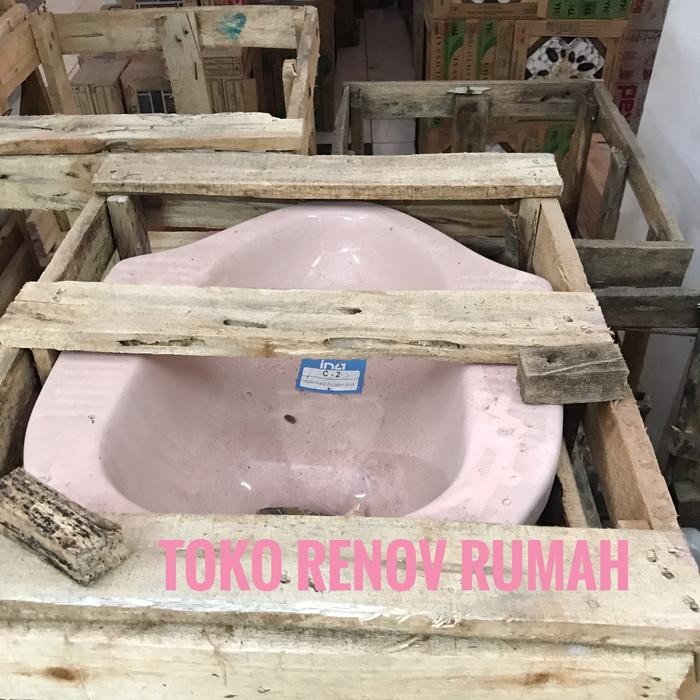 KLOSET JONGKOK INA PUTIH/KLOSET JONGKOK INA CREAM/KLOSET JONGKOK PINK