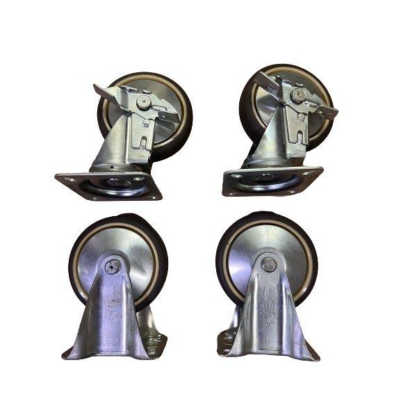 

Terlaris Roda Hammer Caster Polyurethane 6 Inch 2 Putar + Rem ,2 Mati