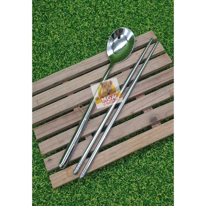 Sendok Korea Sumpit Korea Stainless Sujeo Sendok Sumpit Korea Termurah