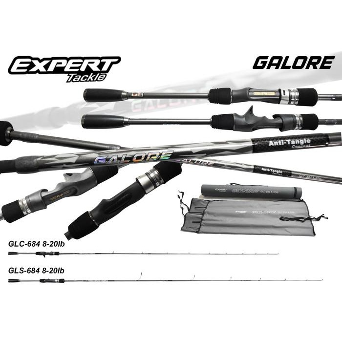 Joran EXPERT GRAPHITE GALORE Sb. 4 Spin 8-20 LB / Cast 684 Travel Rod
