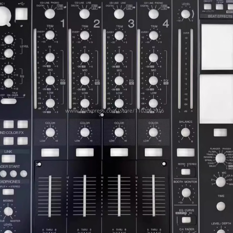 1 PCS ForPioneer Panel Main Faceplate Full Set DJM-900 Nexus
