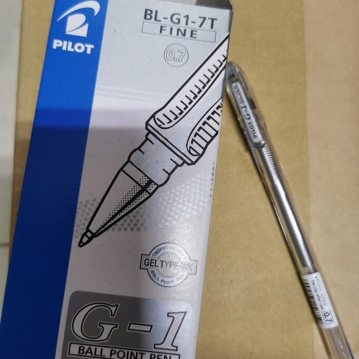 pen pilot G1 silver (perlusin)