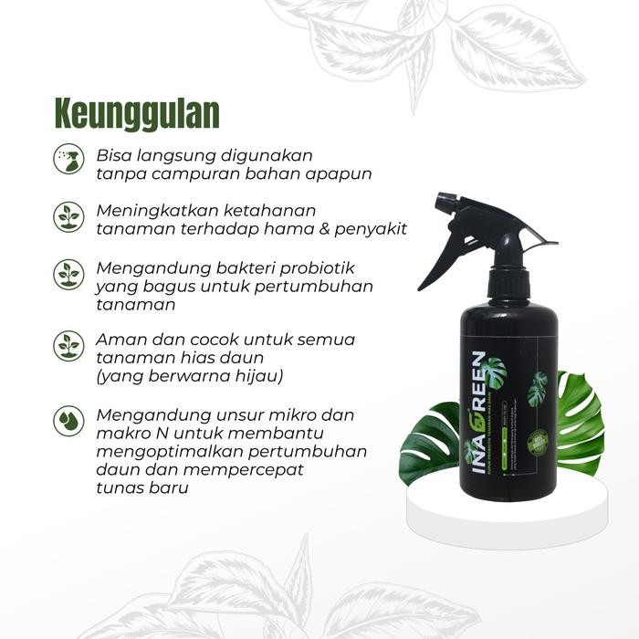 Pupuk Daun Cair Pupuk Tanaman Hias Spray Inagreen 500 ml Siap Pakai
