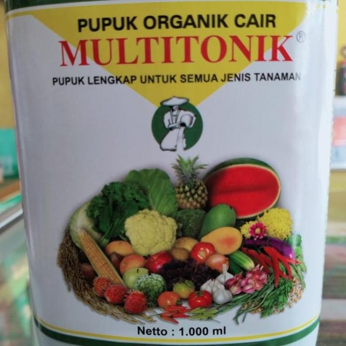 PUPUK ORGANIK CAIR MULTITONIK UNTUK SEMUA JENIS TANAMAN DAN BUAH 1LT