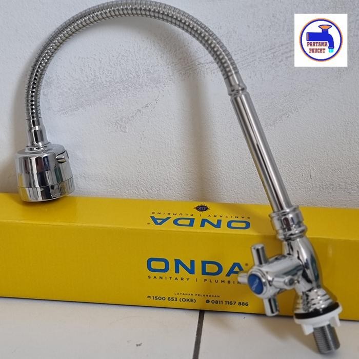 TERBARU Kran cuci piring angsa fleksibel tanam V 698 CA ONDA