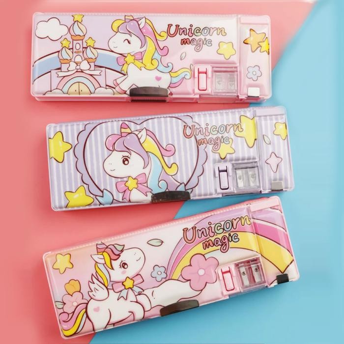 

Kotak Pensil Dua Sisi Multifungsi Kartun, Imut Dan Menarik, Tahan Kotor, Ramah Lingkungan,