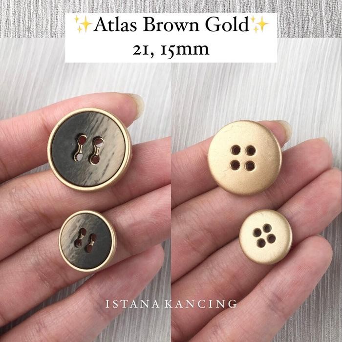 Kancing 4 Lubang LUSINAN Unik Kancing Kemeja Blazer 2