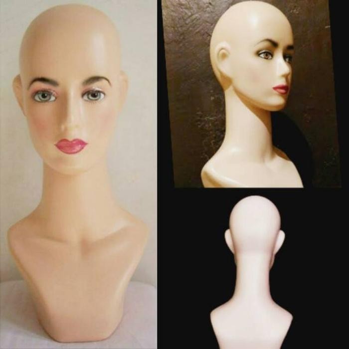Manekin Kepala Dewasa Patung Kepala Manekin Jilbab