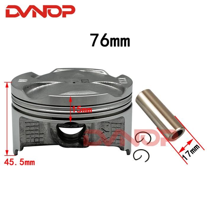 Piston Kit 76mm CBR250i CBR300 CBR250R CBR 300 R 1310-KYJ-305 12251-KYJ-901 12192-KYJ-900 12100-K33-