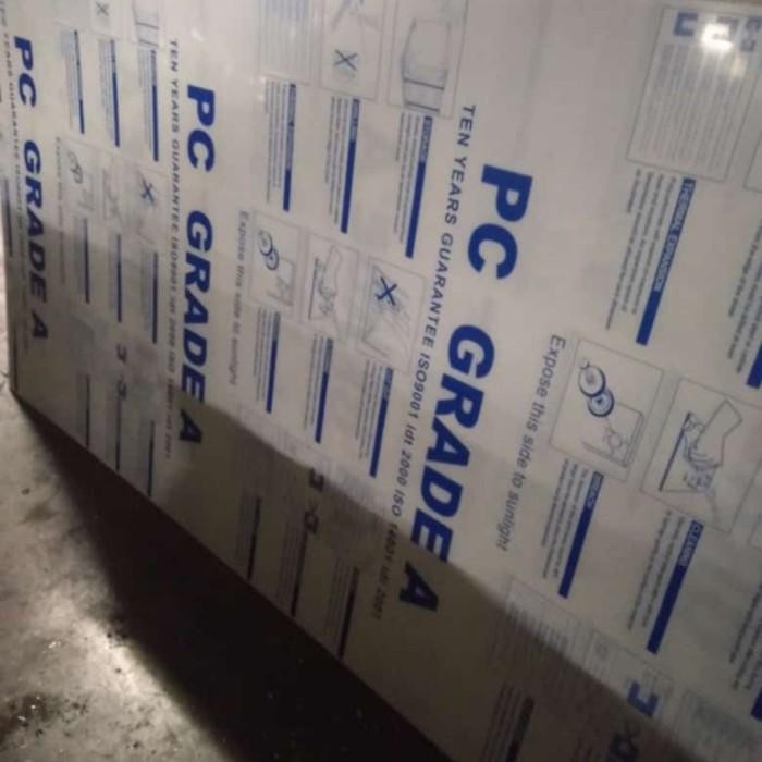Polycarbonate Sheet Lembaran 3Mm X 1300 X 3300Mm