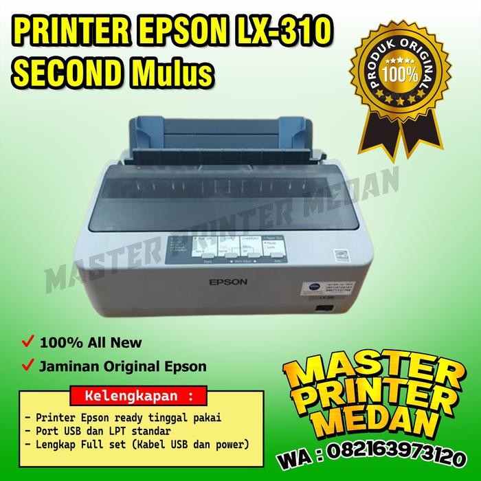 ------] EPSON LX310 BEKAS PRINTER SECOND EPSON LX-310
