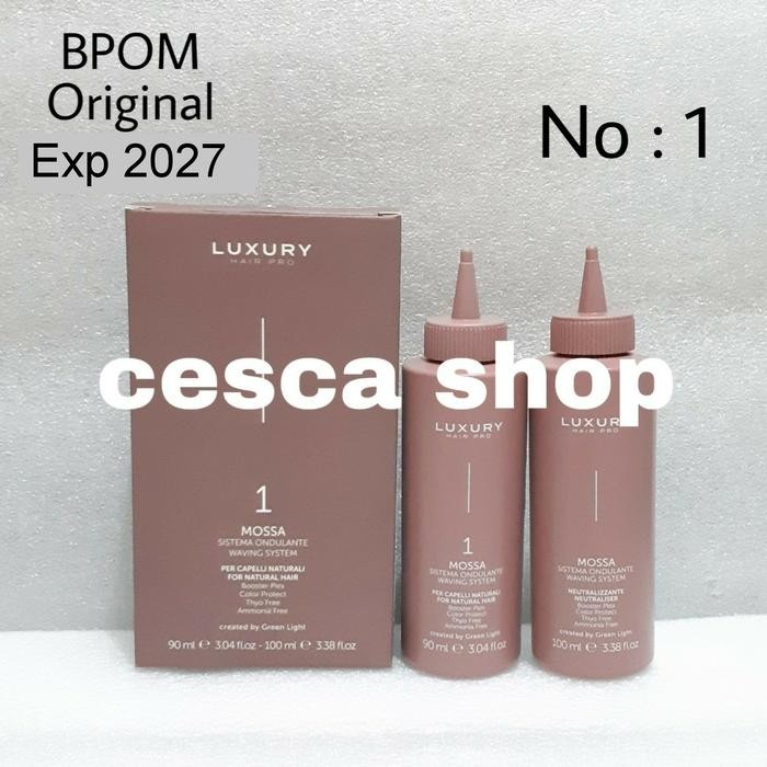 Sale Terbatas Mossa Waving System Italy No 1 Natural Hair Obat Keriting Rambut Aman