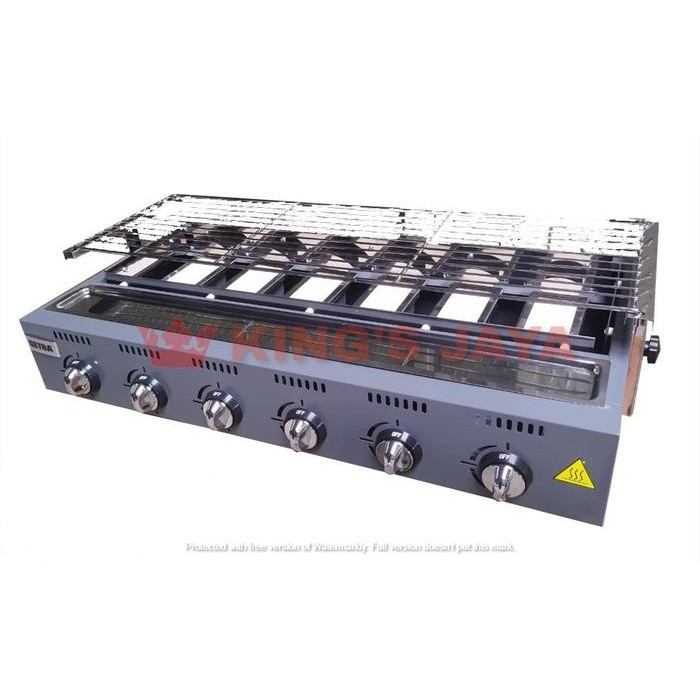 @#@#@#] Gas Roaster 6 Tungku GETRA OL-6B / Alat Pemanggang 6 Tungku