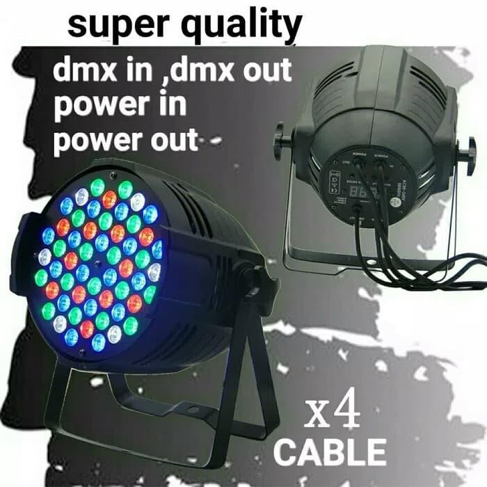 Lampu Par Led 54X3Watt Rgbw 2 Line/Lampu Disco/Lampu Panggung