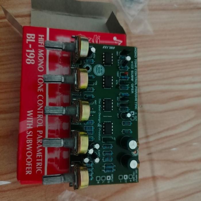 Kit Mini Parametrik Parametric Subwoofer Mono Tone Control Dms 198