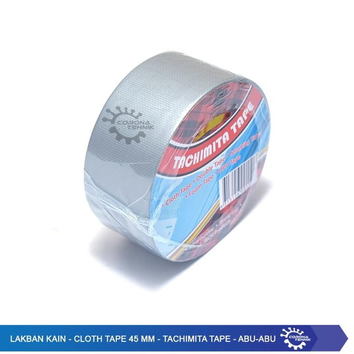 

Lakban Kain - Cloth Tape 45 Mm - Tachimita Tape - Abu-Abu