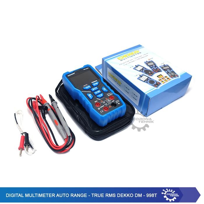 Digital Multimeter Auto Range - True Rms - Dekko Dm-998T