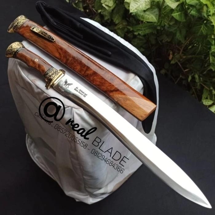 PISGOLSEM SULTAN ANDARA BERSERTIFIKASI & GARANSI GERMANY STEEL BOHLER M 390 40 CM BURL BONUS UKIR